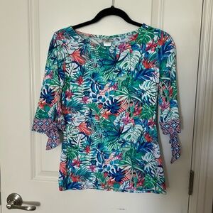Tommy Bahama vibrant tropical top
